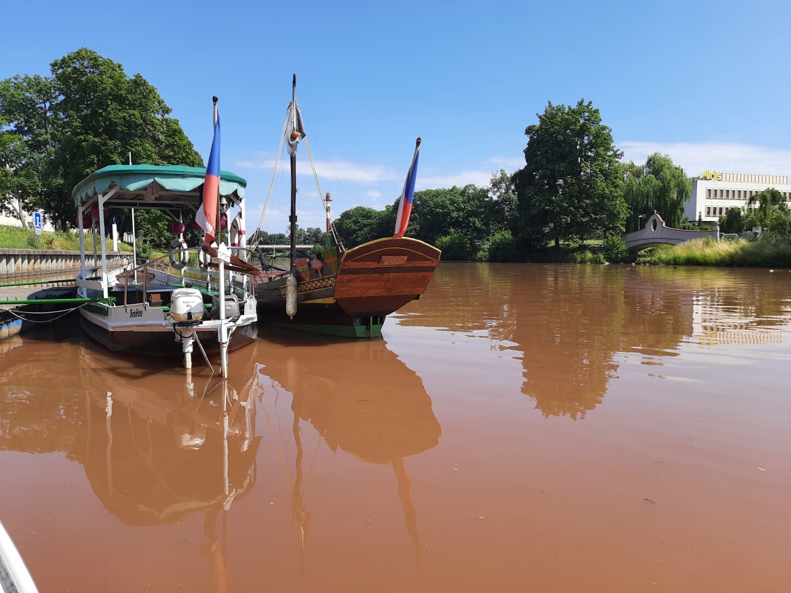 Plavba lodí Hradec Králové parník Labe 4